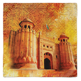 YELLOW PAISLEY FESTIVE TIE AND POCKET SQUARE SET